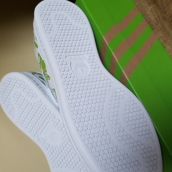 NWT Adidas Stan Smith Kermit The Frog - SZ 9 - Picture 10 of 13
